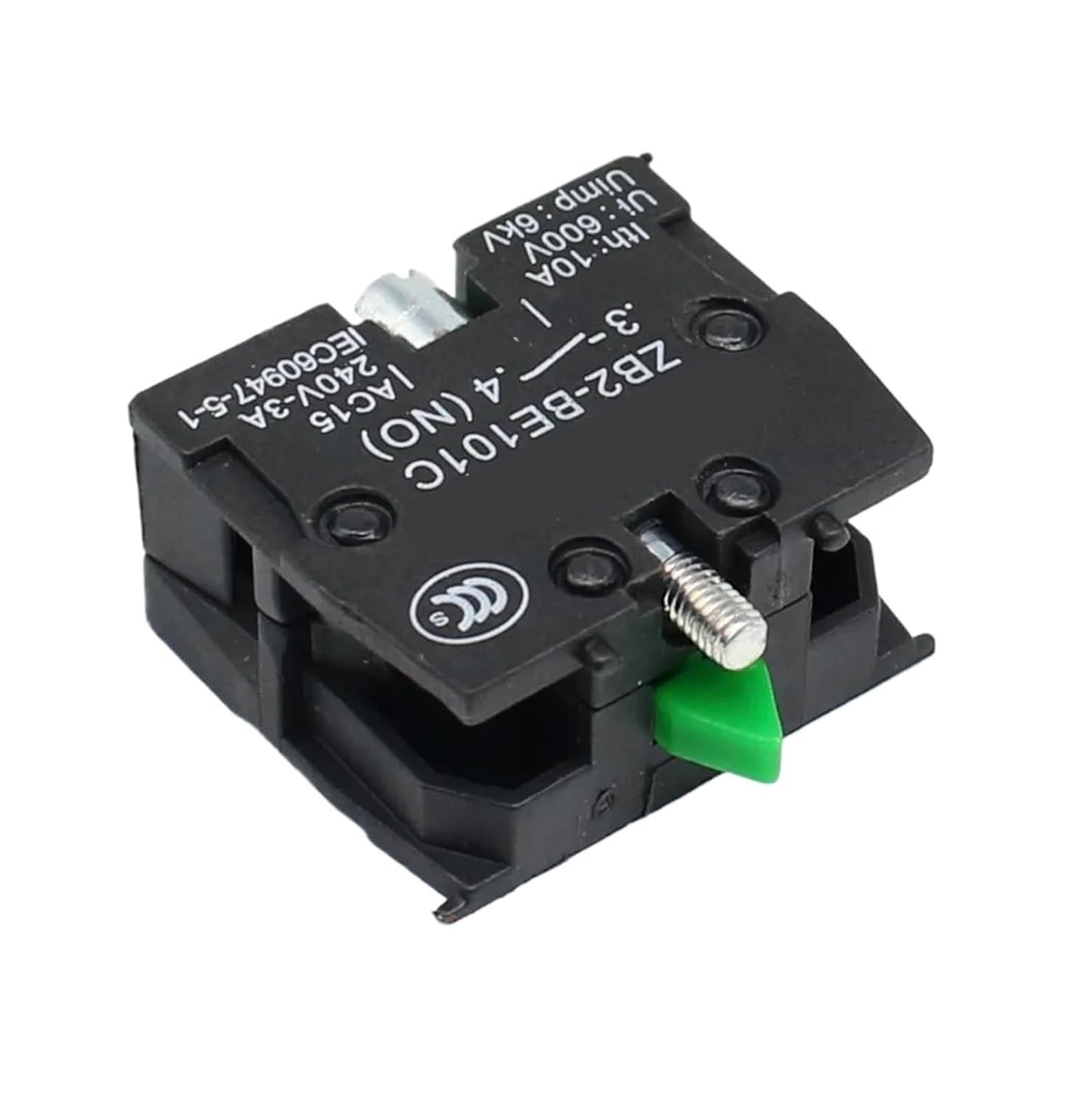 KLVN 22Mm XB2-BA31 XB2-BA42 Momentary Push Button Switch 10A 240V~3A Circular Small Size Flat round Panel NC/NO (Color : XB2 BA 51) image number 4