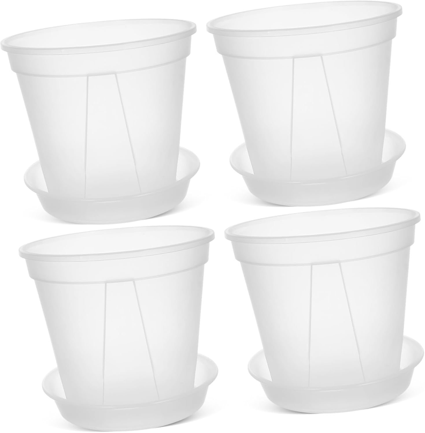 BUTIFULSIC 4Pcs Root Control Pots for Plants Plastic Planters Drainage for Outdoor Gardening image number 3