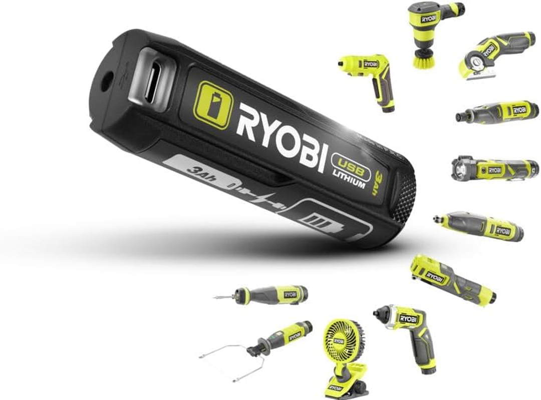 Ryobi 4V Usb-Lithium RLI4-120G Foldable 650 Lumens Rechargeable Battery Stablelight with 1 X 4V 2.0Ah Lithium Battery and Charger image number 4