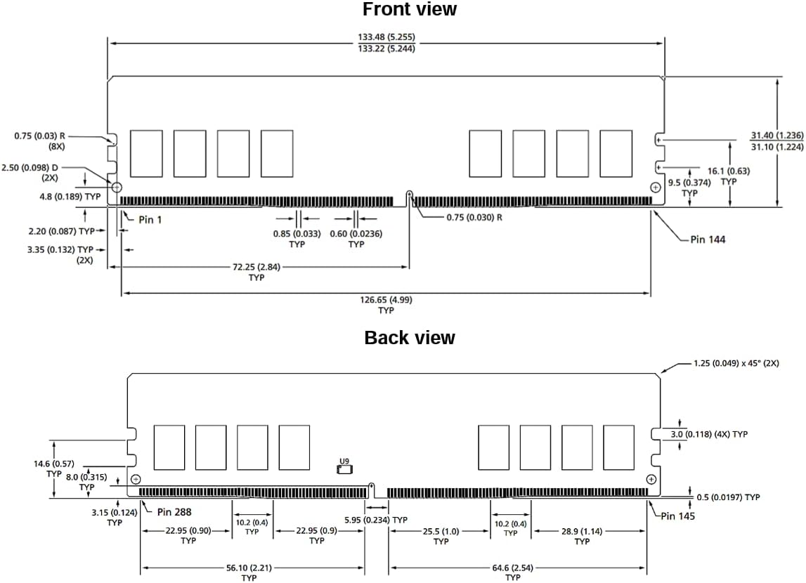 Memoz 16GB (2X8Gb) DDR4 2400 Mhz PC4 19200 Desktop PC UDIMM 288 Pins 5 Years Warranty RAM Memory