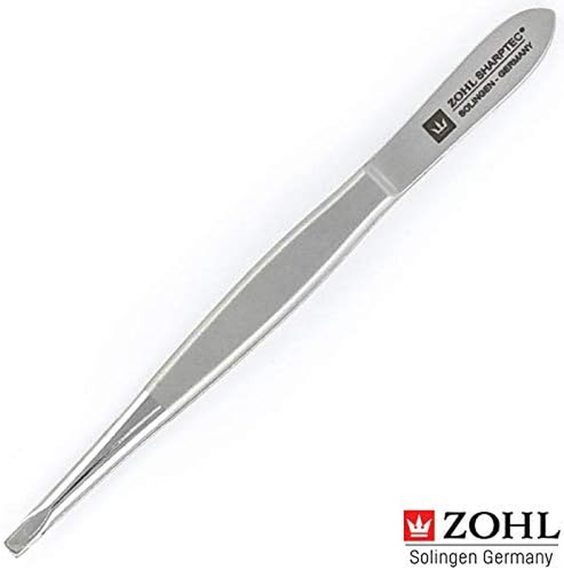 ZOHL Solingen Professional Eyebrow Tweezers Straight Tip - Made in Germany image number 6
