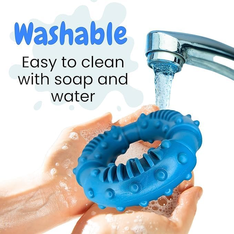 Dog Chew Toy for Aggressive, Dog Chew Ring Toy, Dog Toy for Aggressive Chewer for Teething and Training