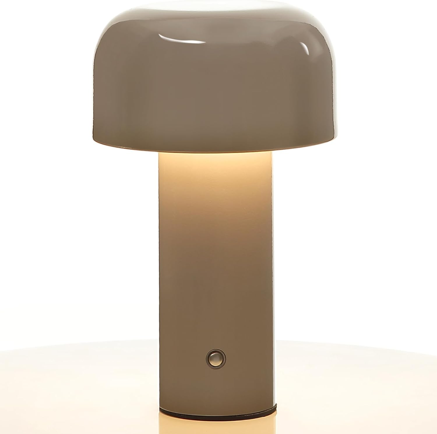 JX-003 Modern Mushroom-Shaped Table Lamp with Portable Touch Dimmer, Rechargeable LED Night Light with 3 Brightness Levels, Bedside Lamp for Indoor or Outdoor Use,