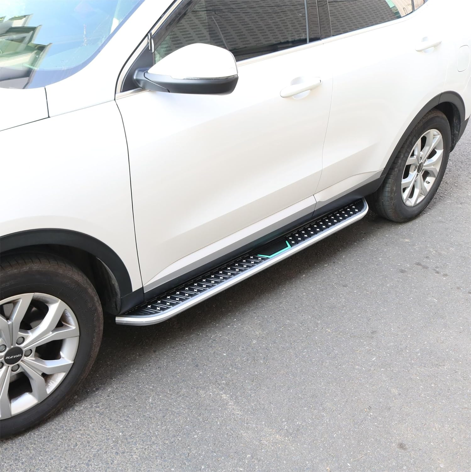 2Pcs Running Boards Fits for Ssangyong Musso 2019 2020 2021 2022 2023 2024 Side Steps Nerf Bar(With Brackets) image number 3