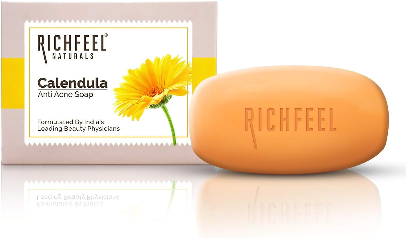 Richfeel Calendula Soap for Acne, 75G