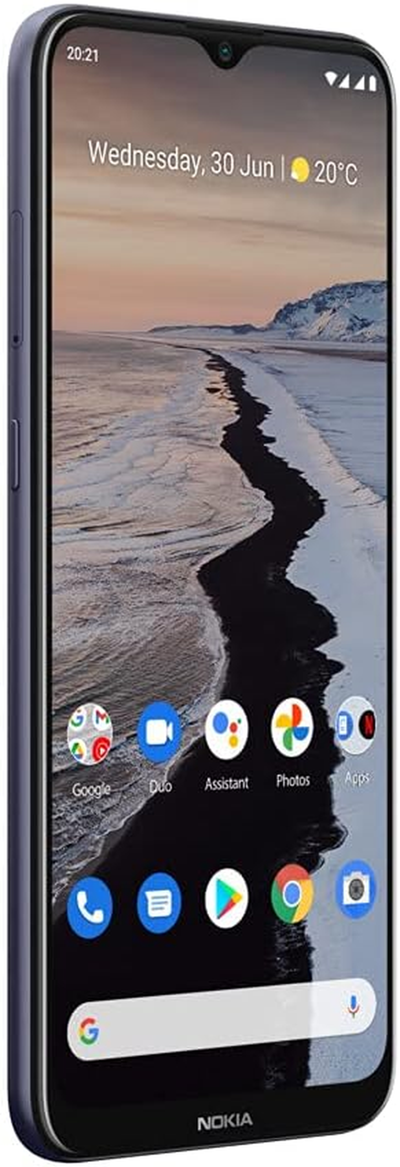 Nokia G10 Smartphone Scandinavian Design, Dual SIM, RAM 3GB, ROM 32GB, up to 3 Days Battery Life, Improved 6.5 Inch Display, Triple Camera with AI Modes, Android 11 - Night image number 1