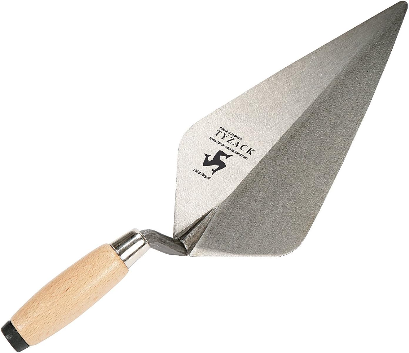 Spear & Jackson 10111SF Tyzack 11" Soft Feel Broad Heel Brick Trowel image number 1