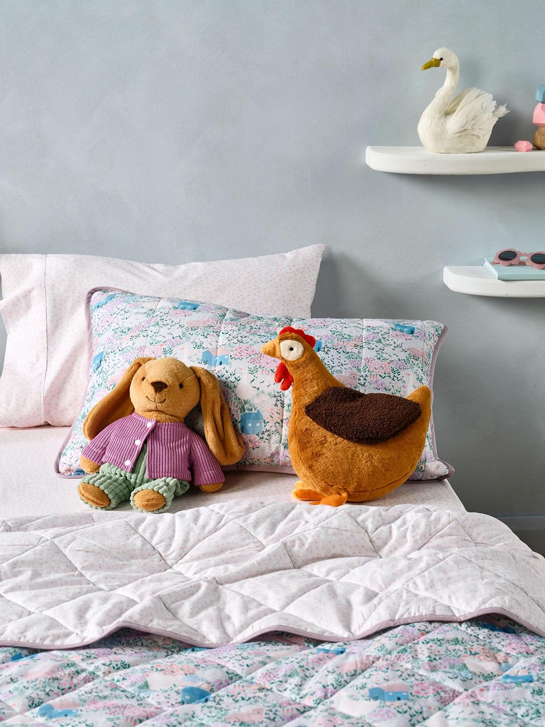 Linen House Kids Lottie Quilt Cover Set, Double image number 1