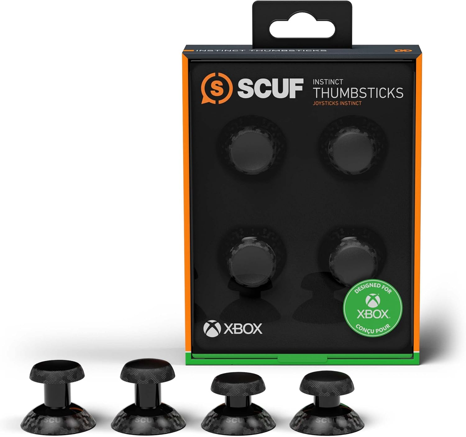 Scuf Instinct Pro Interchangeable Thumbsticks for Xbox Series X|S Controllers 4-Pack, Blue