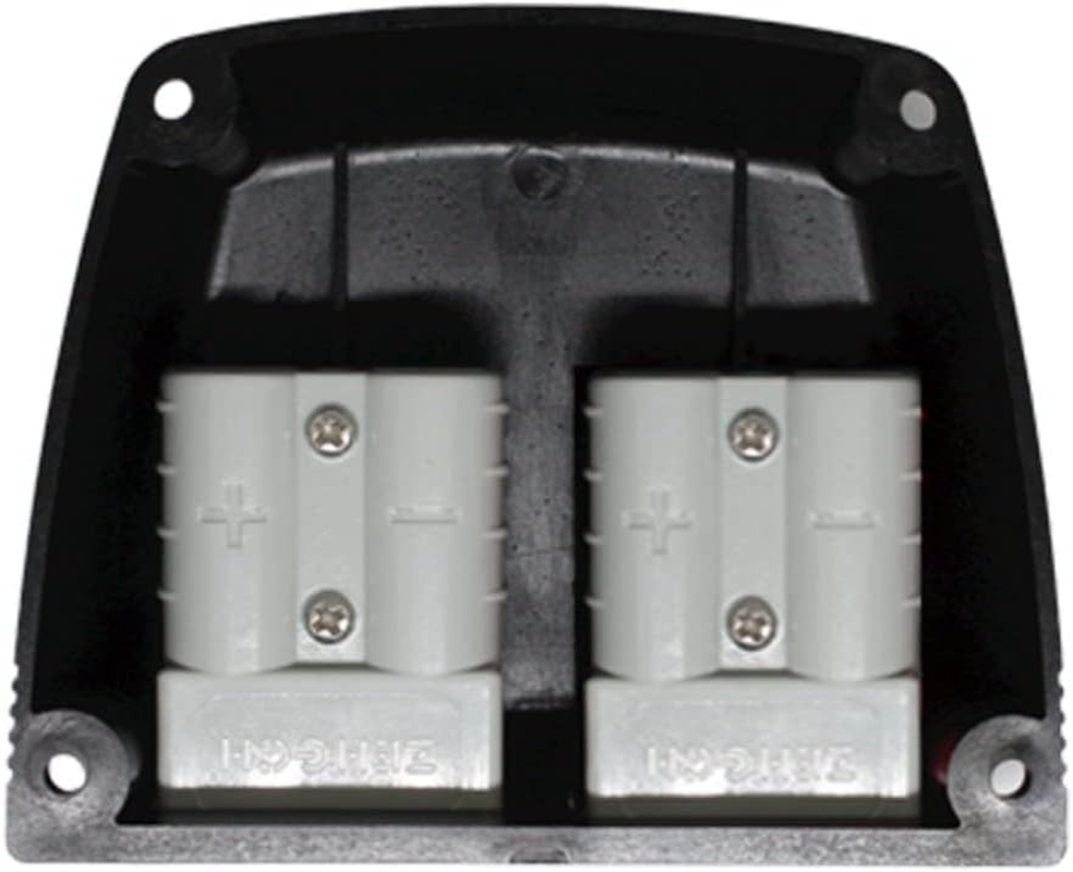 Anderson Plug Dual Flush Mount SB50 + 2 X SB50 Anderson Plug in Grey image number 4