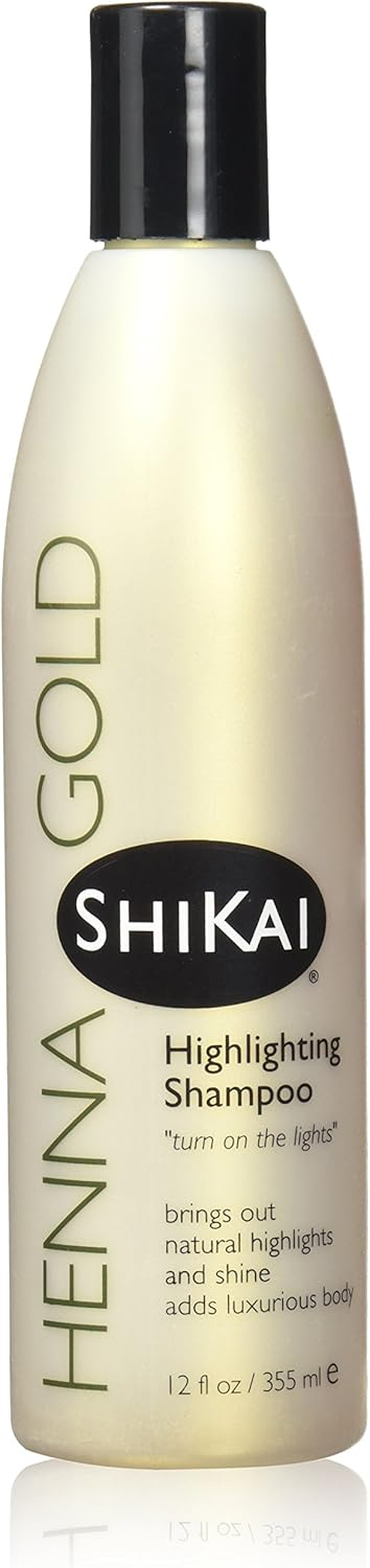 Shikai Henna Gold Highlighting Shampoo (12 Oz) | Hydrating Hair Brightener Enhances Natural Highlights | Add Shine & Volume to Dull Hair image number 2