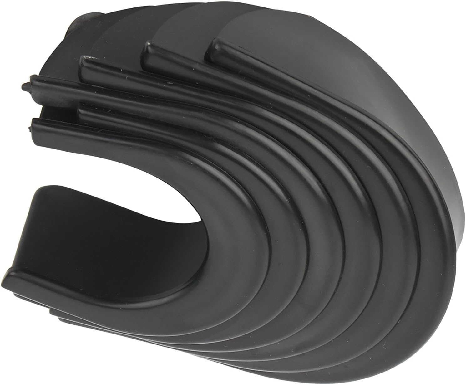 Pool Table Hole Pocket Liners, 6-Piece Set, Durable Wear-Resistant Accessory for Coin-Operated English Table, Black Colloid Material, Suitable for Billiard Players