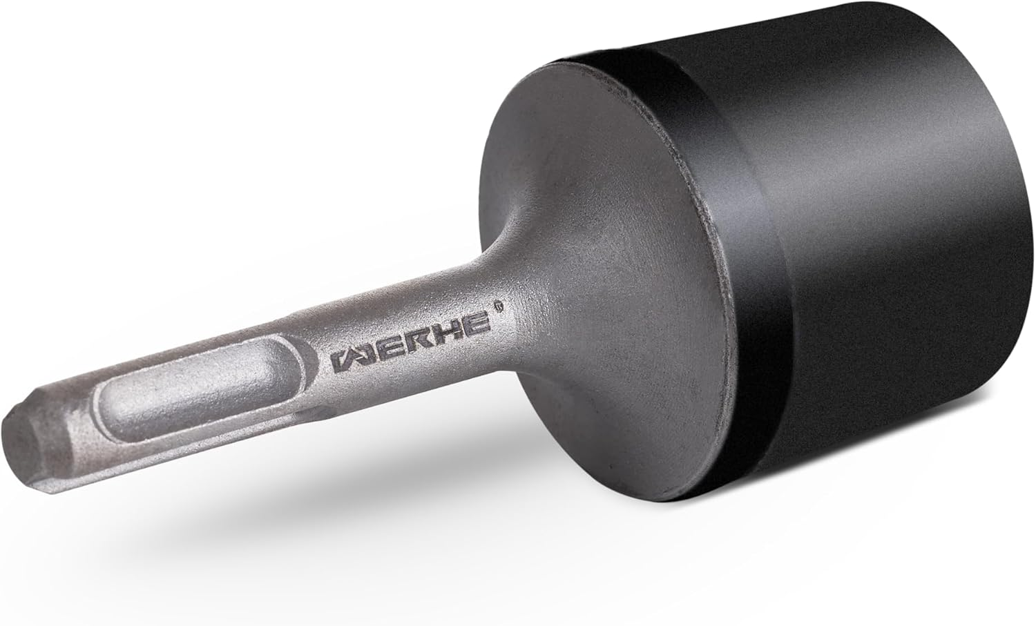 WERHE&reg; SDS plus Rubber Hammer for Hammer Drill with Diameter 36 Mm Diameter - Rubber Hammer Ideal for Working on Sheet Metal, Paving Stones, Piles image number 4