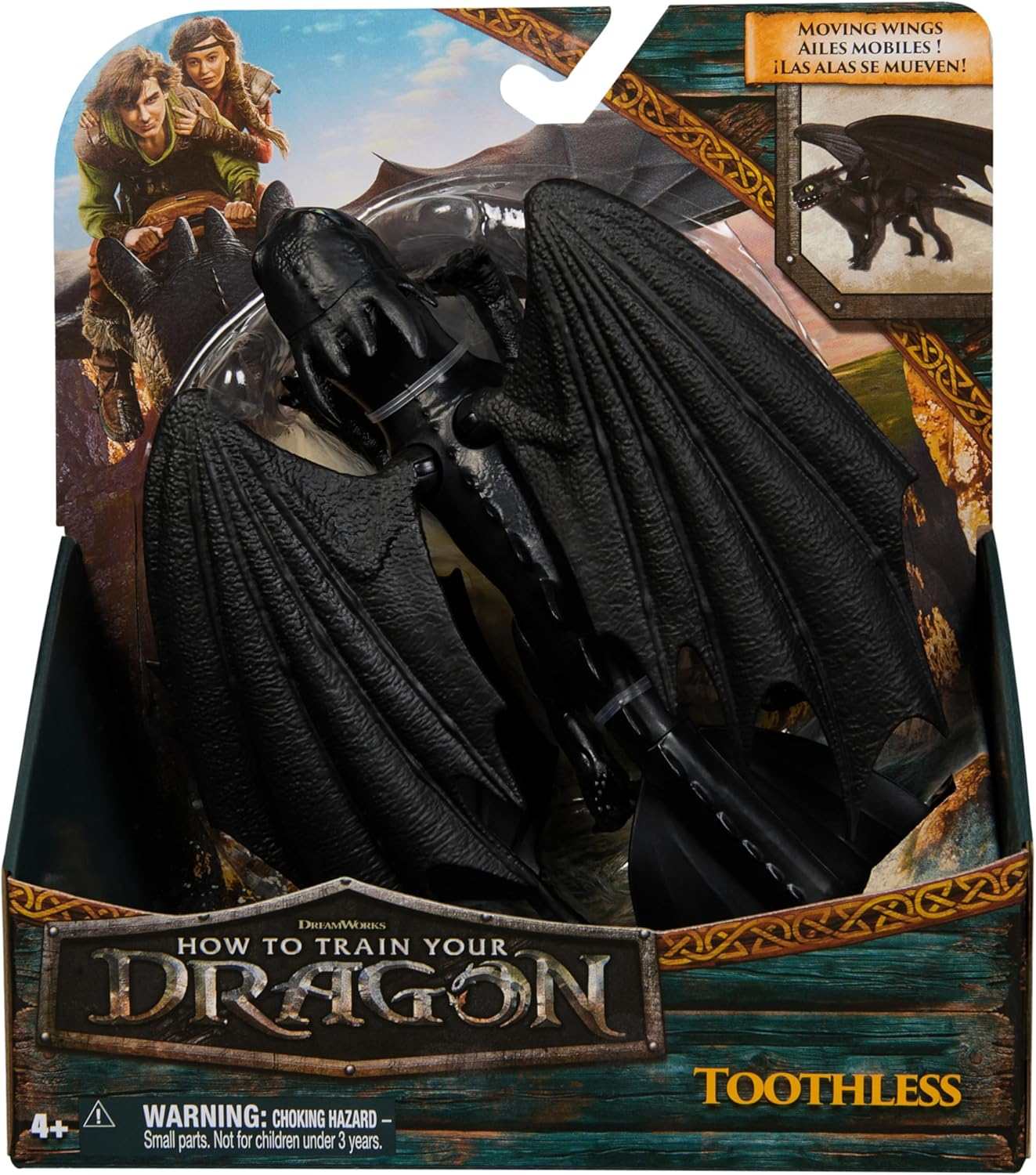 Dreamworks Dragons, How to Train Your Dragon, Toothless 23 Cm Dragon Action Figure, Kids Toys for Boys Ages 4 and Up image number 5