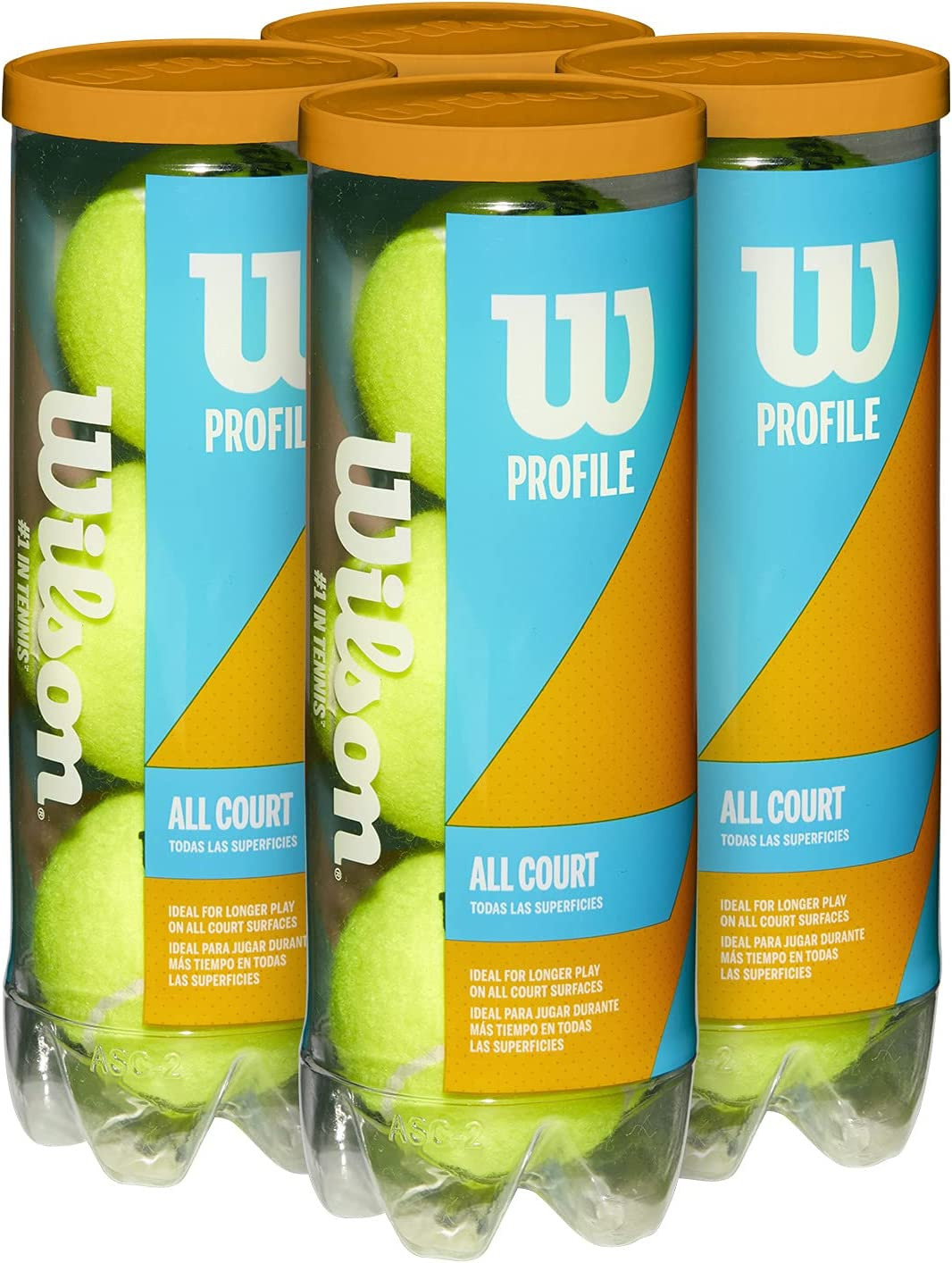 WILSON Sporting Goods Prime All Court Tennis Ball image number 5