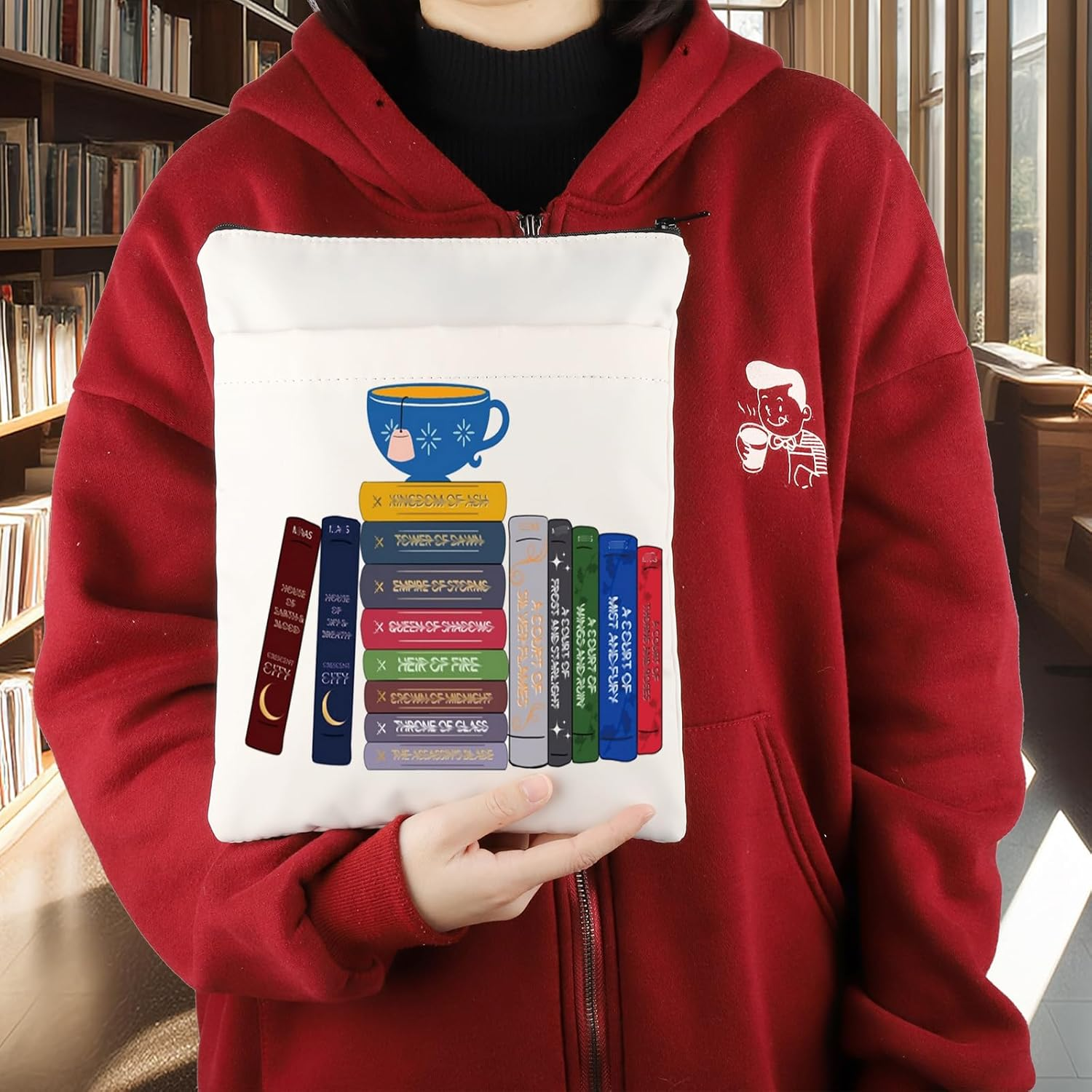 KEYCHIN Velaris City of Starlight Novel Inspired Book Sleeve Booktok Bookbestie Gift Novel Series Book Cover Protector for Bookish Bookaholic (Kingdom of BS) image number 4