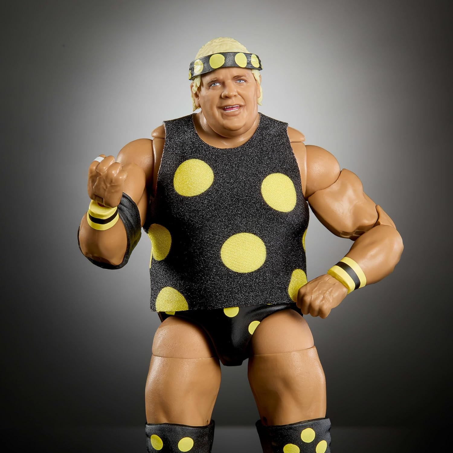 Mattel WWE Legends Ultimate Edition Dusty Rhodes Action Figure & Accessories with Swappable Heads & Hands, 6-Inch Collectible Set image number 3