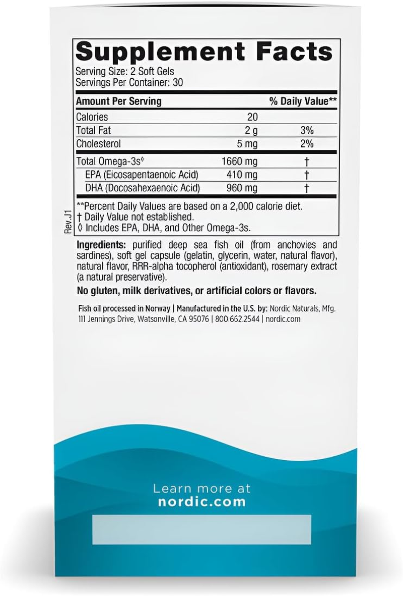 Nordic Naturals DHA Xtra Strawberry 60Ct image number 1