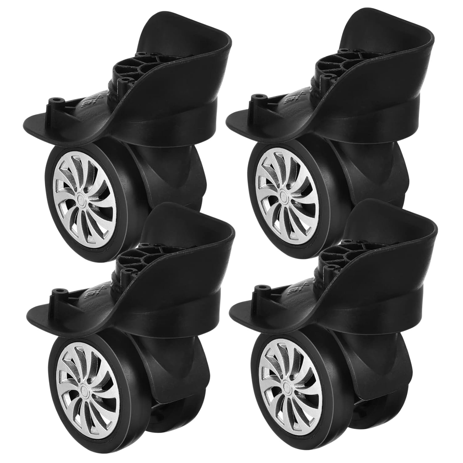 NOLITOY 4Pcs Swivel Wheels Replacement for Luggage Suitcase Durable Travel Bag Wheels Spare Parts for Smooth Mobility and Easy Installation image number 5