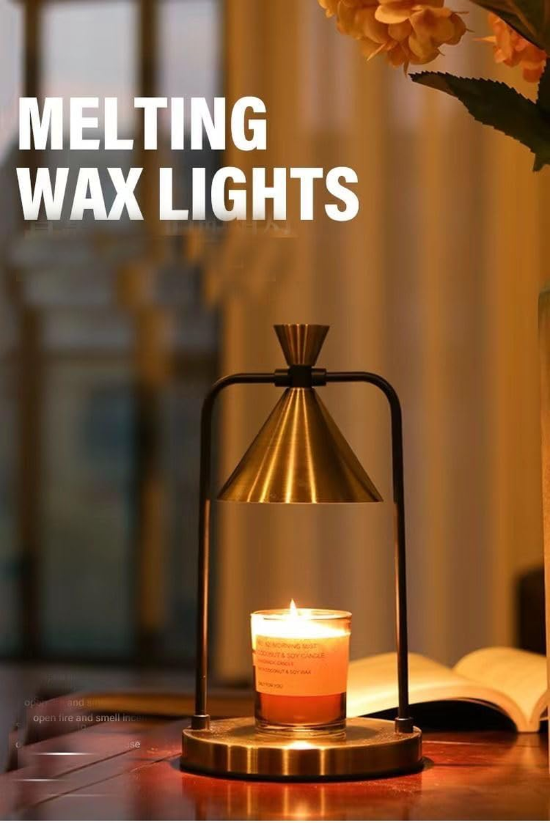 Candle Warmer Lamp Australia, Table Lamp with Dimmable for Jar Candles with 2 Bulbs, Home D&eacute;cor Products for Thanksgiving Christmas Mother'S Day Birthday Women & Mom Gifts, White - Black image number 5