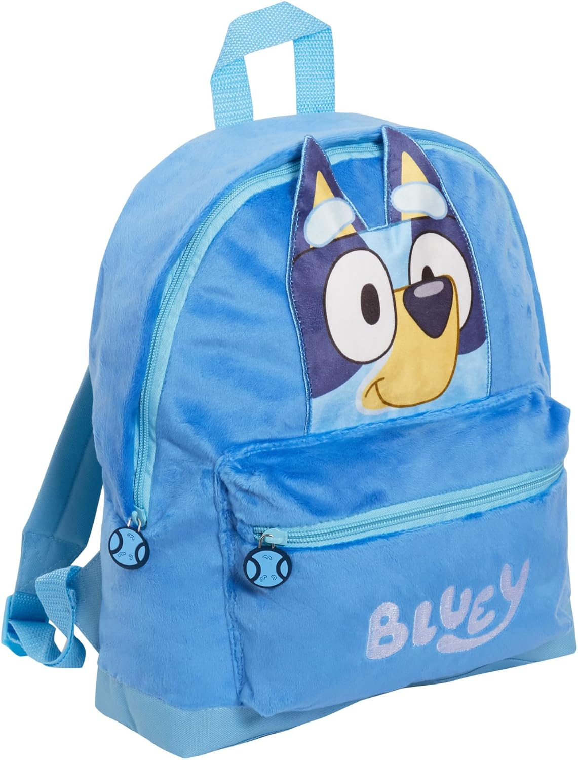 Bluey Backpack for Children School Nursery Bag Boys Girls 3D Plush Backpack Travel Cushion Lunch Book Bag image number 1