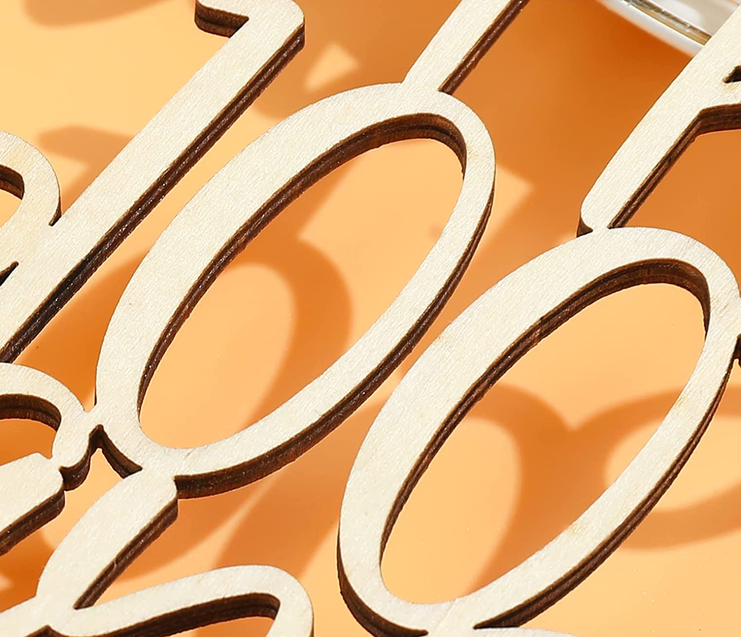 LOVENJOY Gift-Boxed Happy 100 Days Cake Topper, Baby Boy Girl One Hundred Days Party Cake Decoration, Rustic Wood image number 1