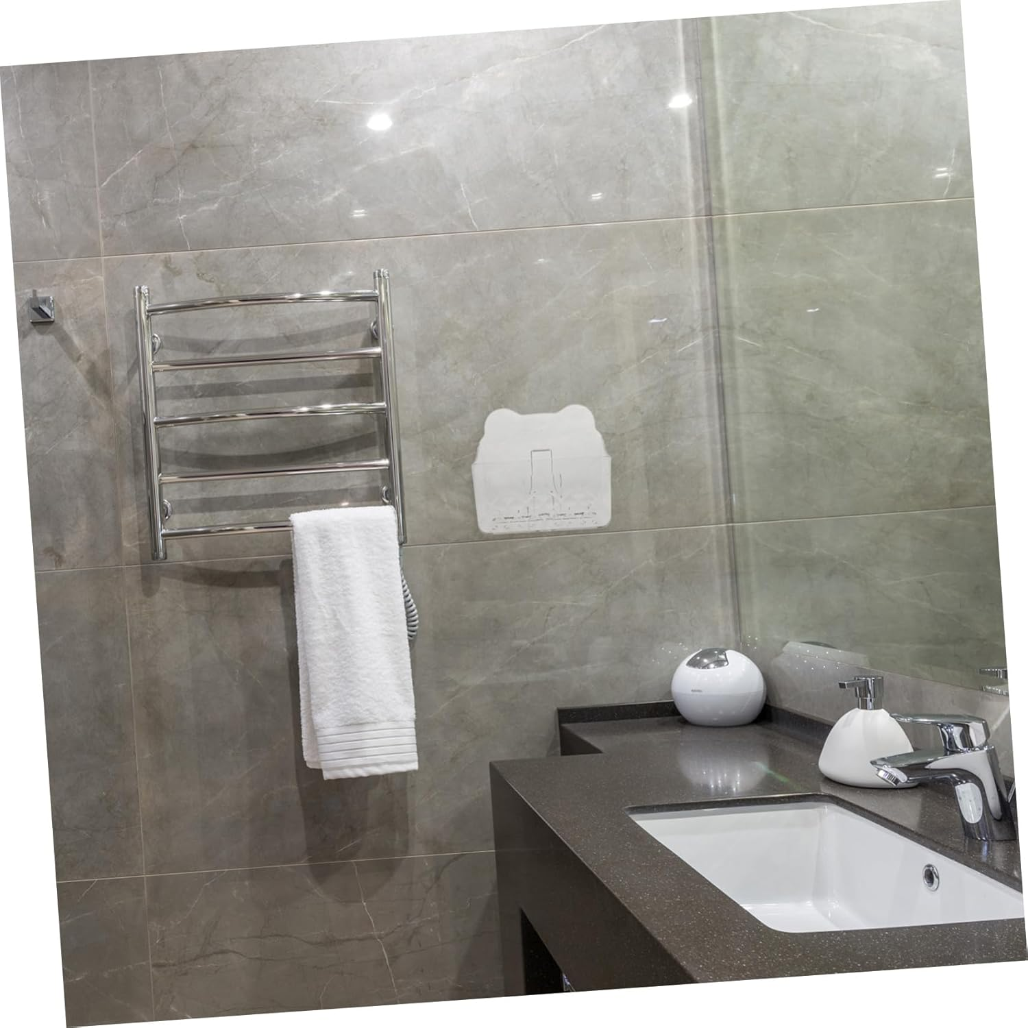 Wall-Mounted Tissue Storage Box for Kitchen Wipes Bathroom Wipes Holder Napkin Organizer Box Easy Install image number 5