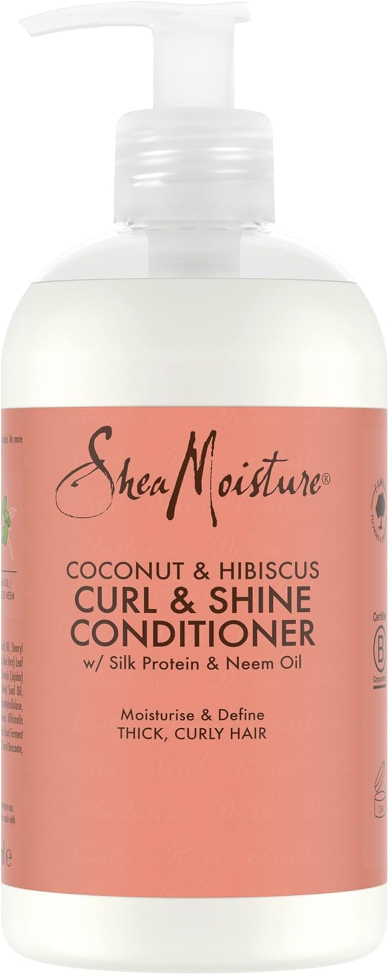 Shea Moisture Coconut and Hibiscus Curl and Shine Conditioner, 379 Ml image number 2