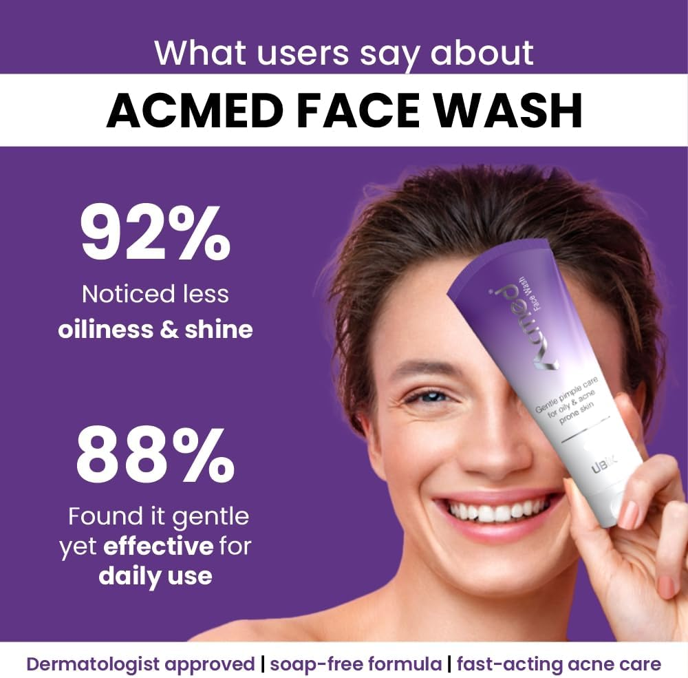 Acmed Pimple Care Face Wash for Acne Prone Skin (200Grams) : Pack of 01
