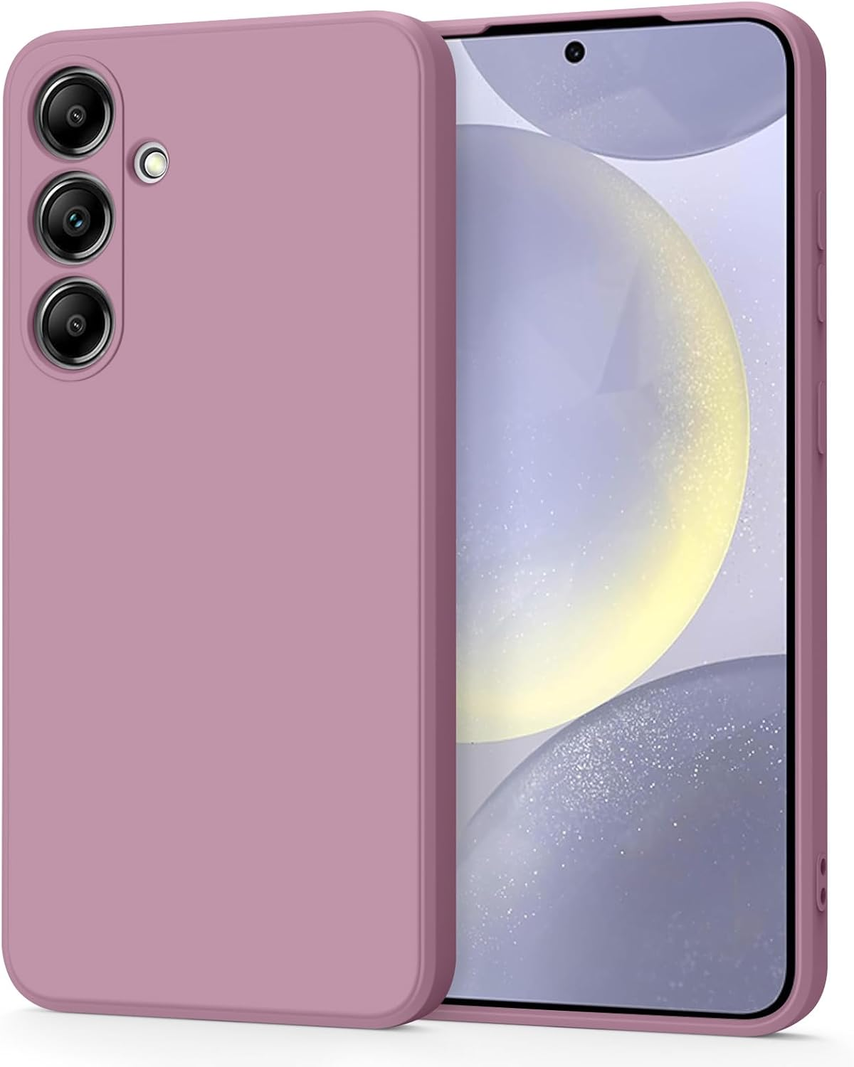 Silicone Case for Samsung Galaxy S24 Case(2024 Release), Silky-Soft Touch Gel Rubber Cover, Full Protective Case Shockproof Liquid Bumper Cover for Samsung S24 Case 6.1 Inch - Light Blue image number 4