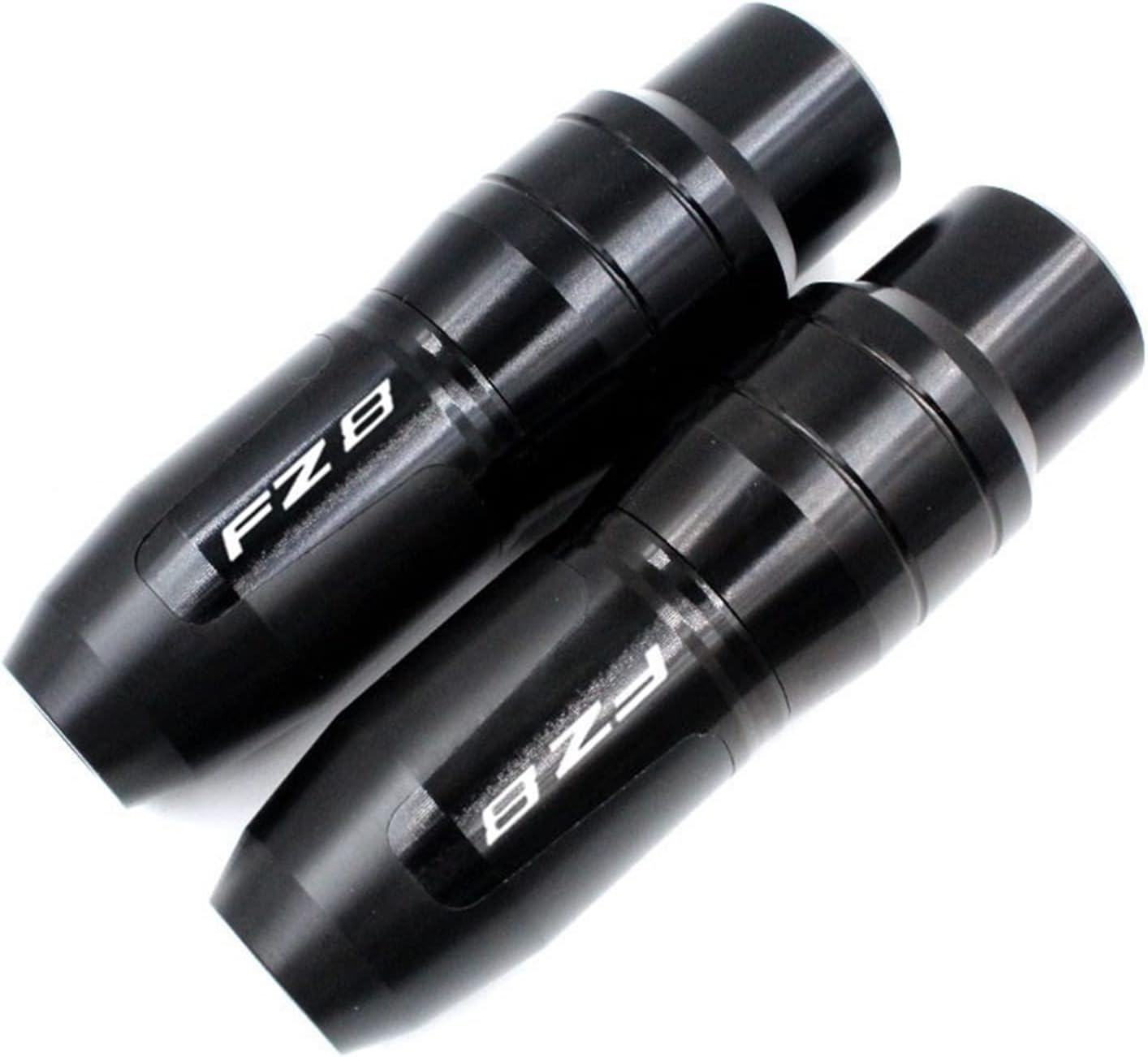 Motorbike Frame Sliders for Y┐AMAHA FZ8 FZ8N FZ 8 Motorcycle Accessories CNC Frame Crash Pads Exhaust Sliders Crash Protector with Logo (Color : Black, Size : 1 Pair) image number 2