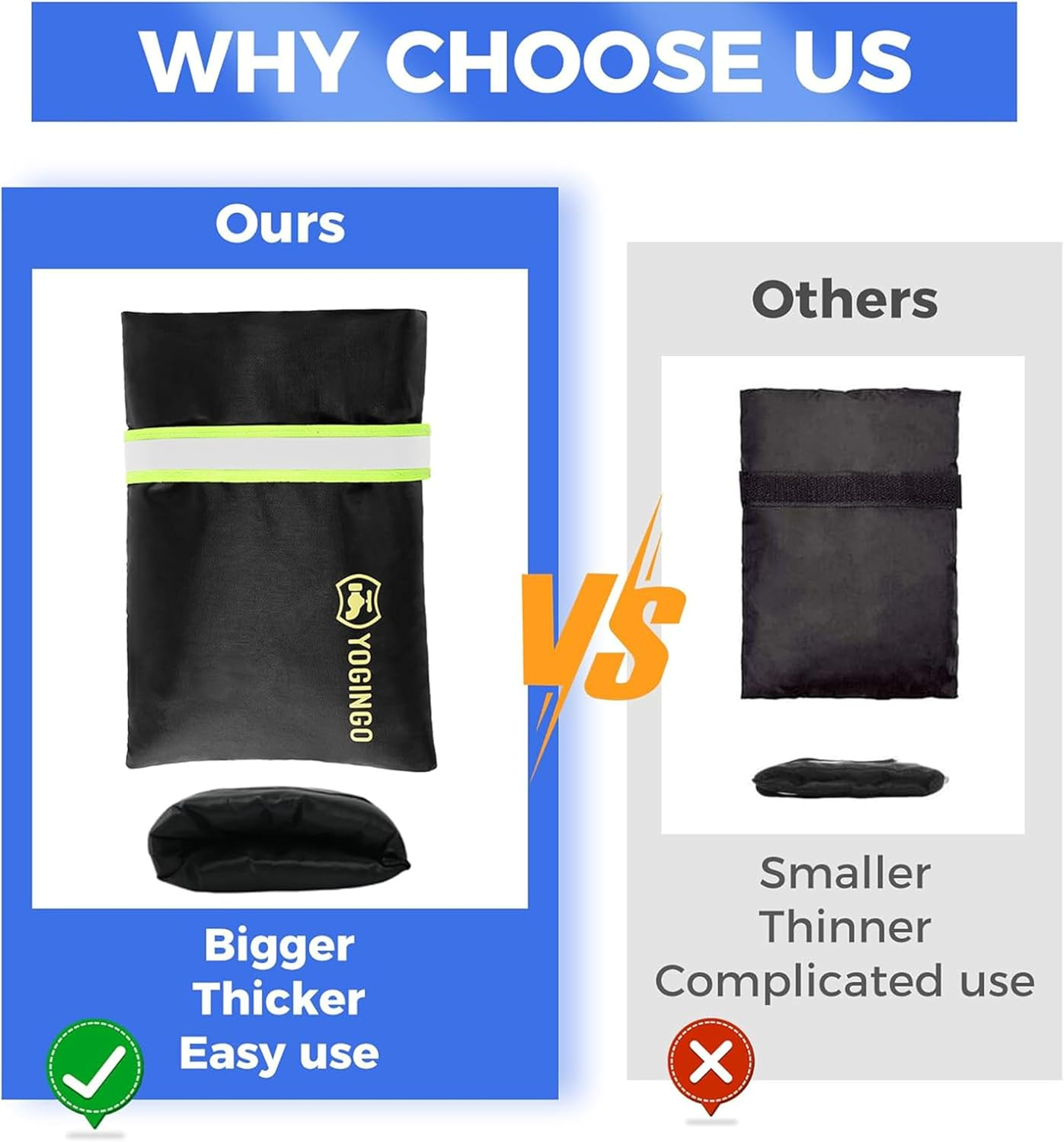 2 Pcs Outdoor Faucet Covers for Winter,Winter Reflective Strip Faucet Freeze Guard,Faucet Insulation and Freeze Protection Cover,Reusable Insulated Outdoor Faucet Covers,Anti-Icing Protective Cover image number 1