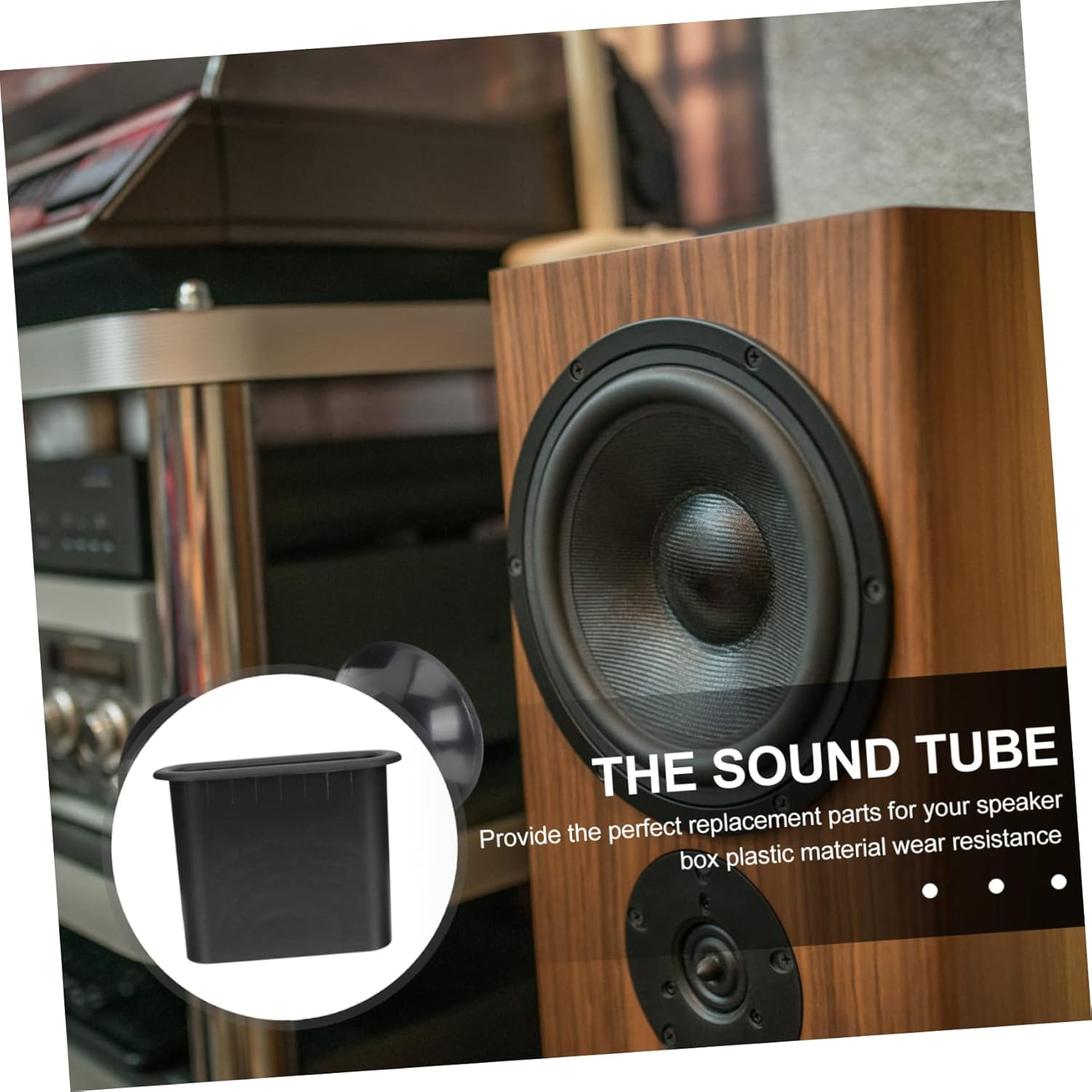 LIFKICH 5Pcs Enhance Speaker Performance Subwoofer Port Tubes Woofer Box Port Tube image number 5