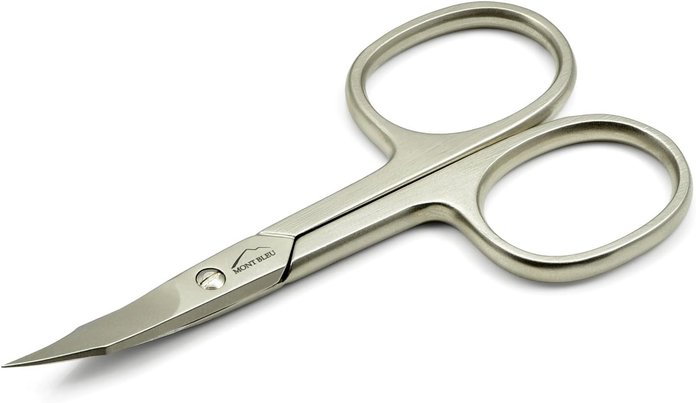 Mont Bleu Two-In-One Nail & Cuticle Combination Scissors Made in Italy | Sharpened in Solingen image number 1