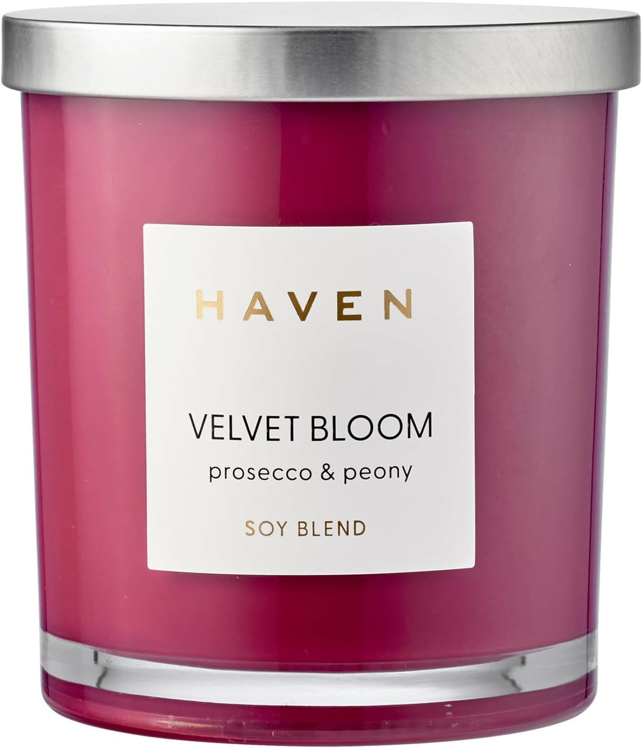 Haven Vanilla & Caramel Scented Soy Blend Wax Candle - Cream Frosting Aromatherapy Home Fragrance & Decor