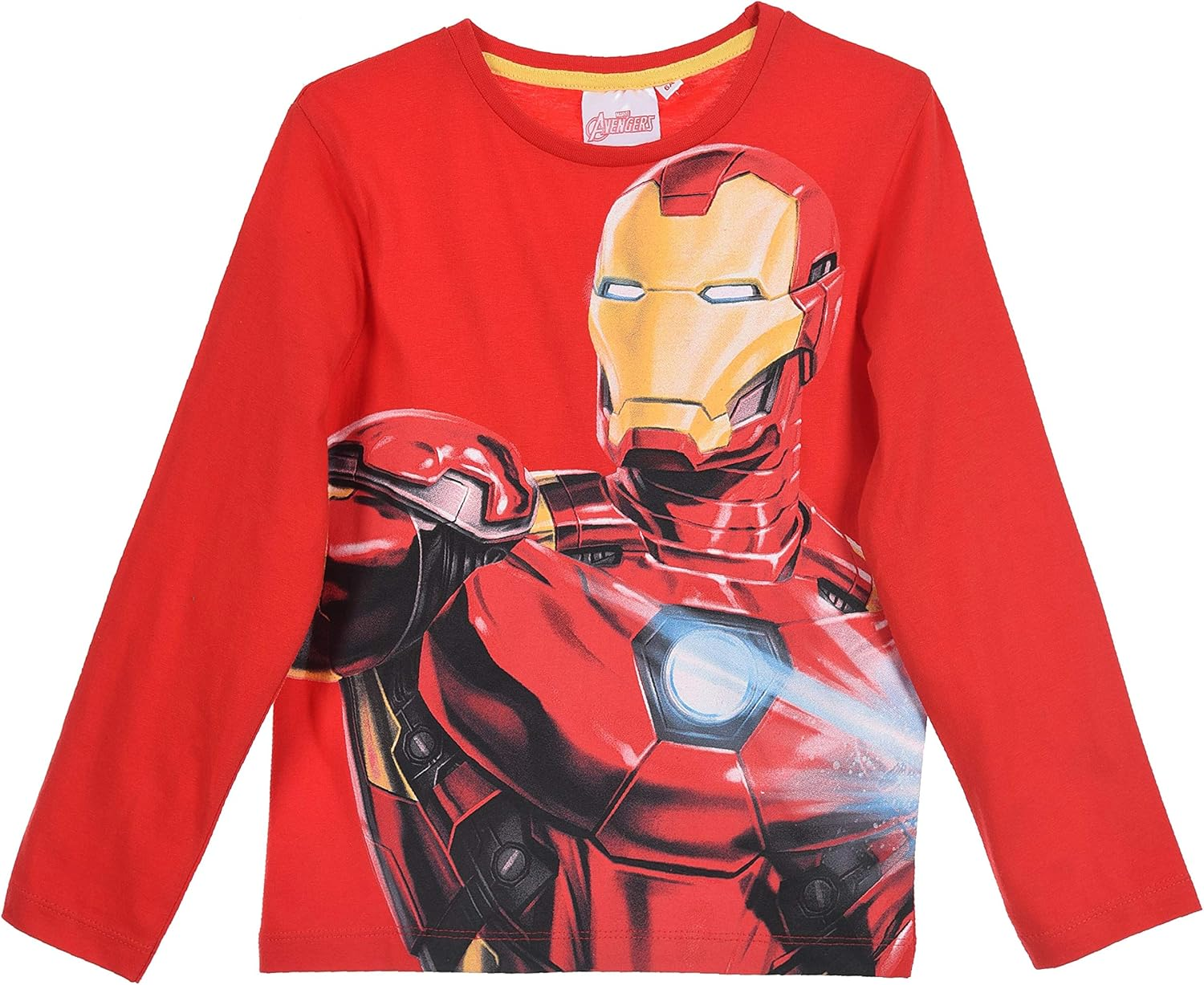 Marvel Avengers Kids Boys Long Sleeved T-Shirt (4 Years, Red)