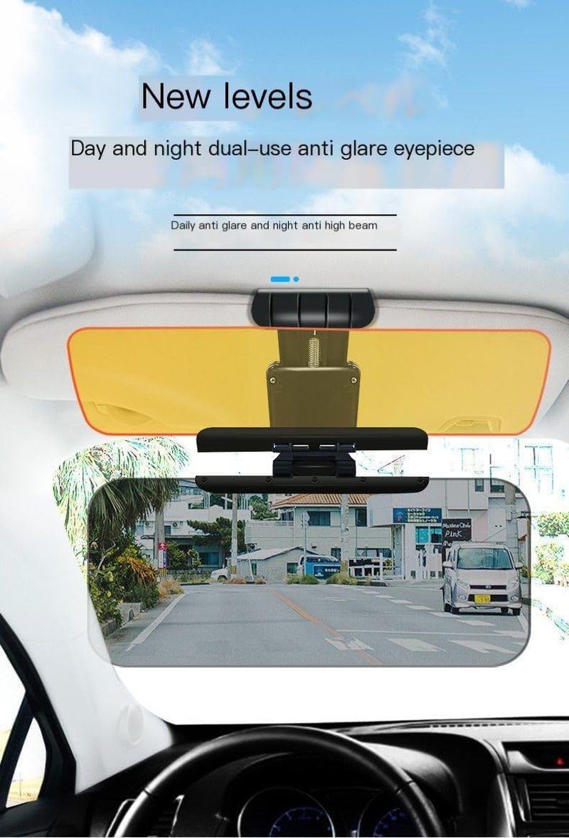 SZMEINANZI Car Sun Visor, Anti-Glare Day and Night Dual-Use, Adjustable for All Vehicle Types image number 2