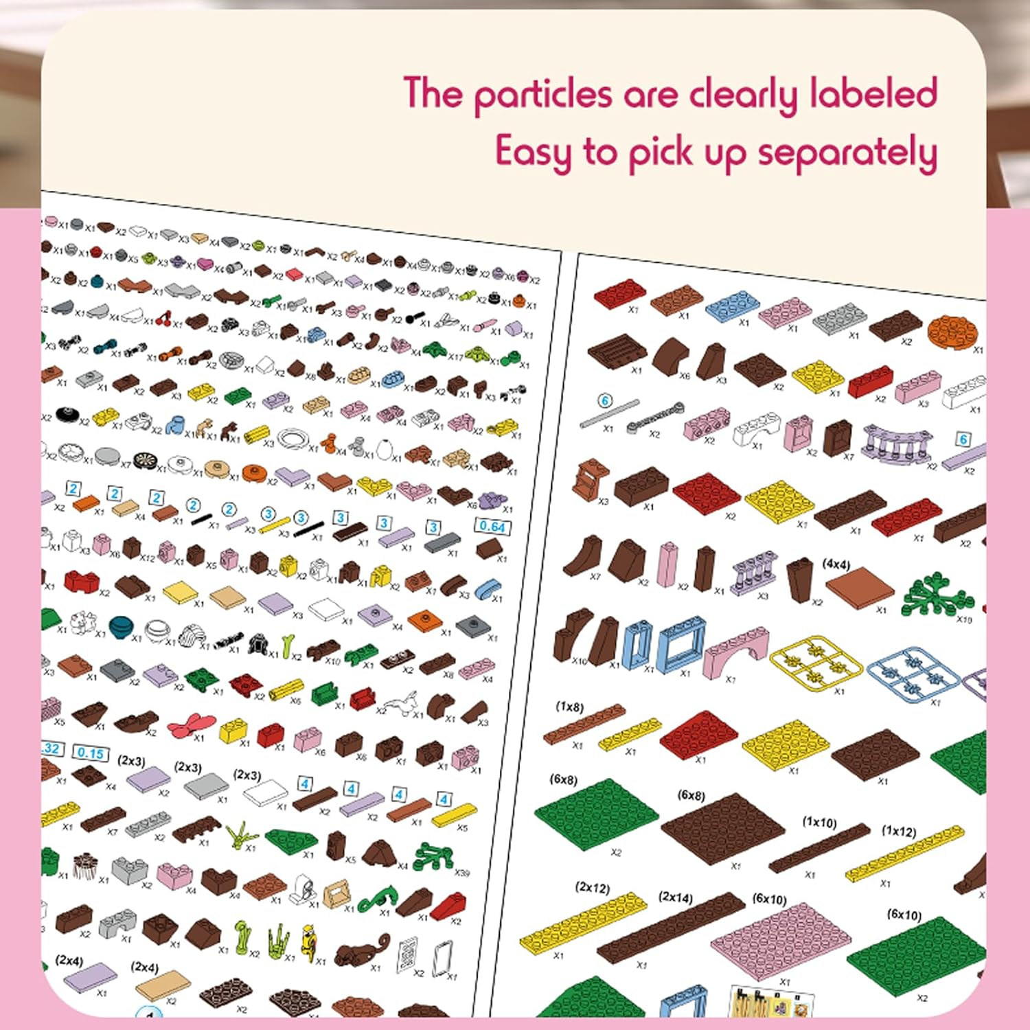 WOMA Tree House Building Set, 840 PCS Tree House Building Block Kit for Girls, Friendship Tree House Toy with Swing Animals Flowers, Polly Pockets for Girls 6-12 image number 1