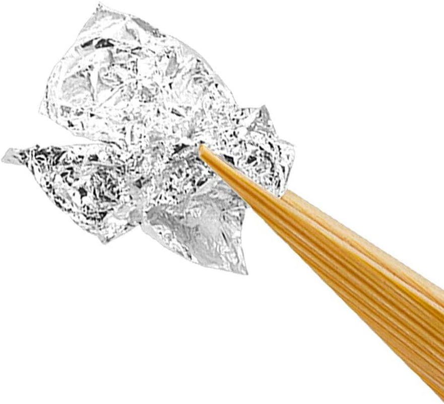 Rstigiker 20Pcs Silver Leaf Sheets 2.4"X2.4" Edible Silver Leaf Pure Silver Leaf for Beauty Routine and Makeup, Bakery and Pastry,Cake Decoration, Chocolates and Gilding DIY Art and Craft. image number 3