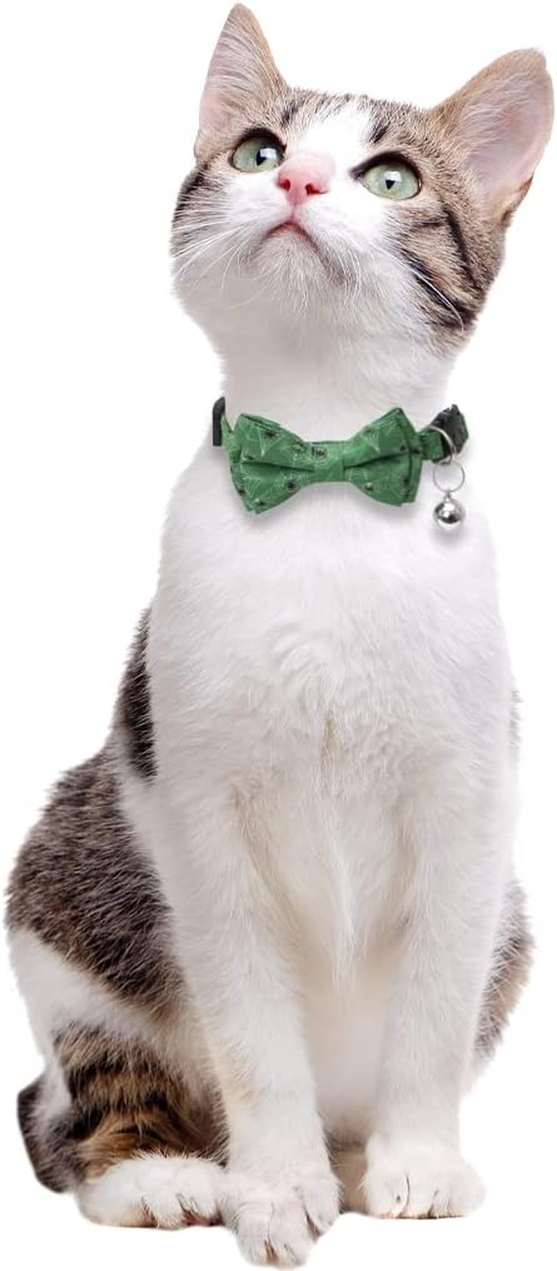 Halloween Cat Collar Breakaway with Cute Bow Tie and Bell for Kitty Adjustable Safety image number 6