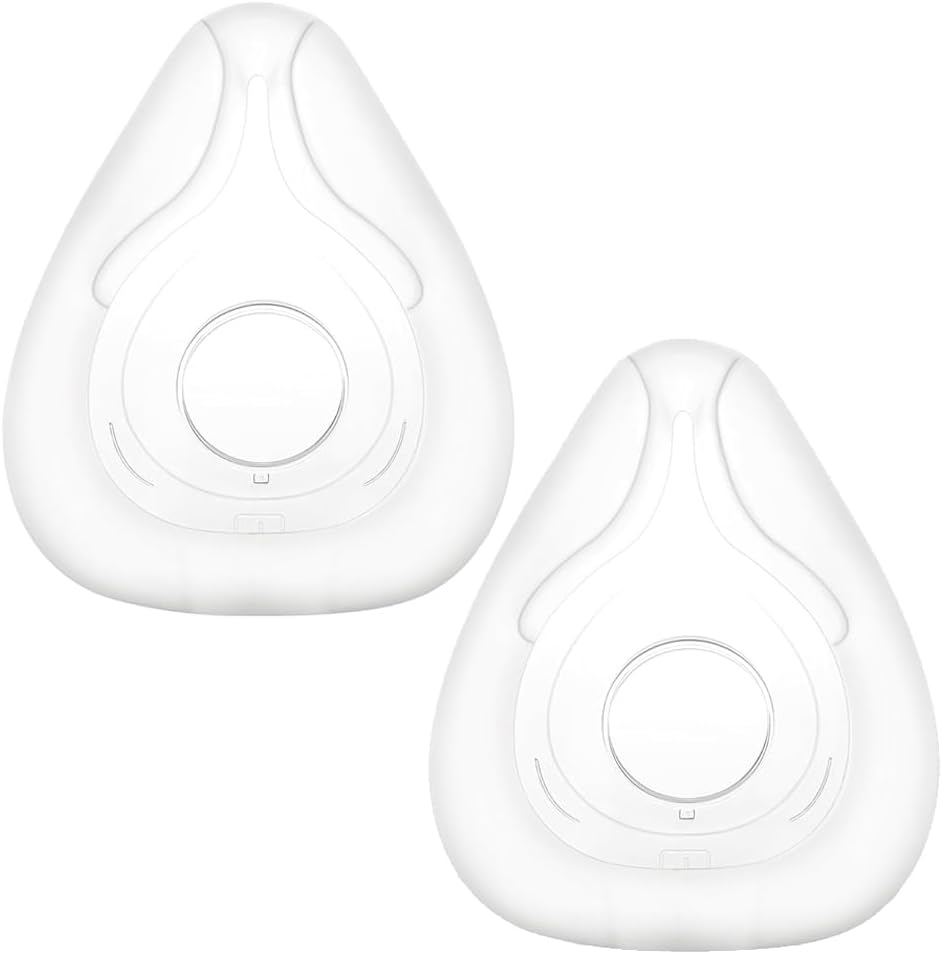 2-Pack Replacement Cushion for Airfit F20 (M) - Full Face F20 Mask Cushion Replacement - Covers Nose & Mouth (M) image number 1