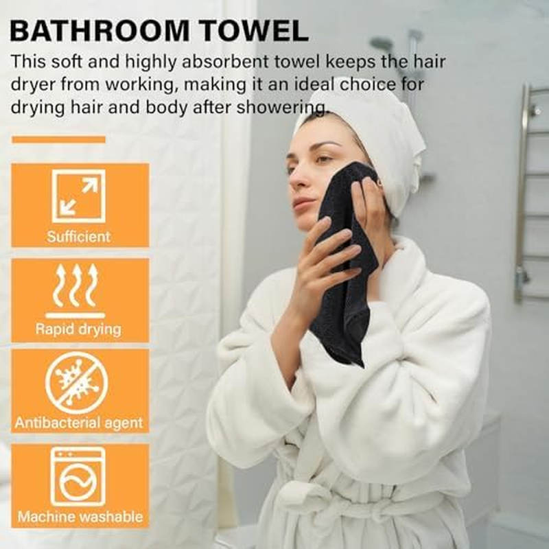 3PCS Bathroom Drying Cloth,Shiny Wipes for Car Detailing, Ultra Absorbent Microfiber Drying Towel for Cars and Trucks, Streak Free, Scratches Kitchen,Window Multipurpose（40 * 40Cm Large Size） image number 3