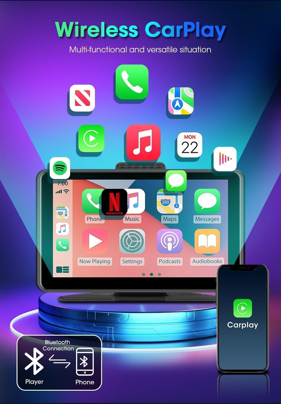 Rolax Android 13 Car Radio Multimedia for Toyota Crown 2014-2018 4G GPS Navigation Carplay Bluetooth Wifi Wireless Backup Camera SWC image number 3