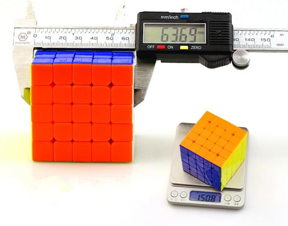 Cuberspeed 5X5 Stickerless Speed Cube 5X5X5 Stickerless Magic Cube Puzzle image number 2