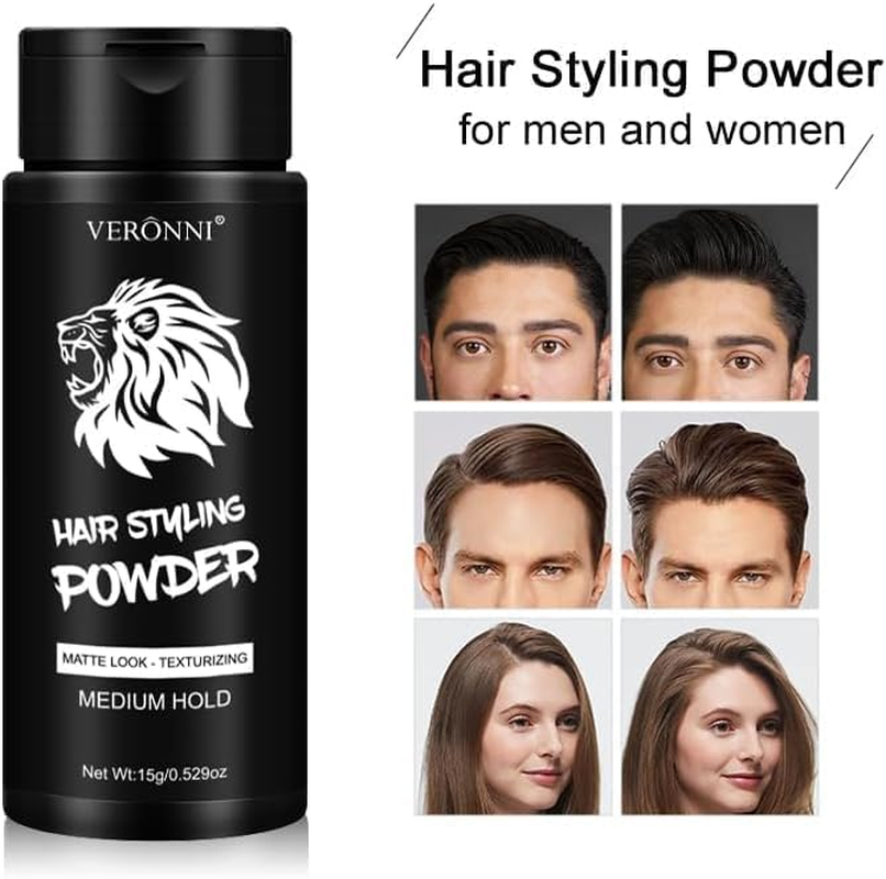 Hair Styling Powder, Volumizing Texture Powder for Men, Root Lift Hair Texturizing, Adds Mega Volume & Texture, Matte Finish, Long-Lasting Volume image number 1