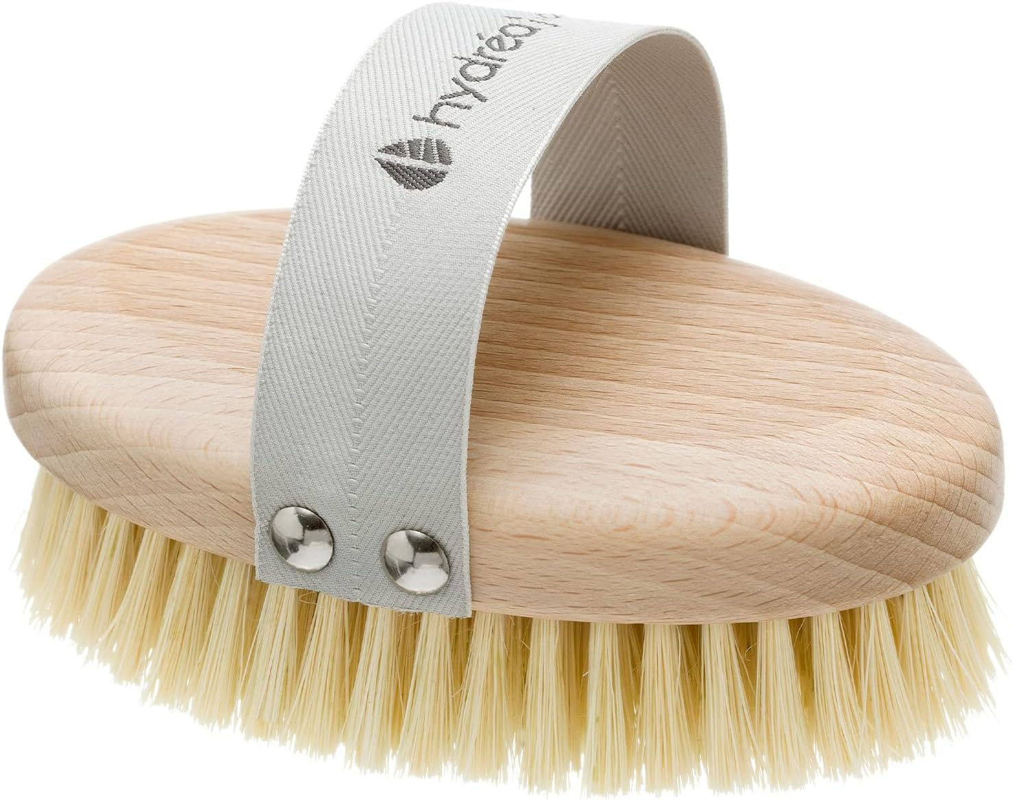 Hydrea London Body Brush - Exfoliating Dry Scrubber, Cellulite Remover, & Skin Exfoliator, Helps Improve Lymphatic Flow - 100% Vegan, FSC&reg; Certified Beechwood, & Natural Cactus Bristle image number 4