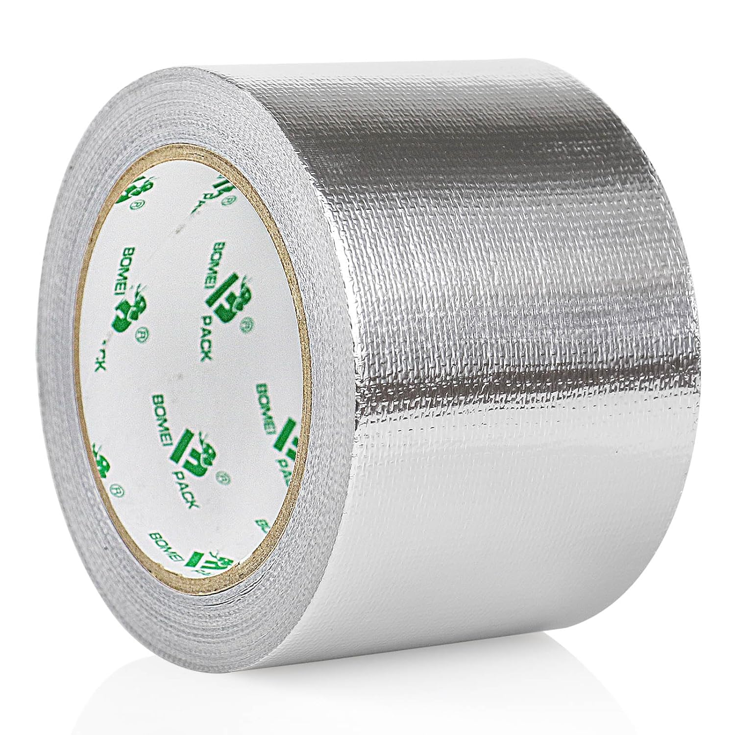 BOMEI PACK 1 Roll Aluminum Foil Heat Shield Tape,Heat Reflective Heat Shield Thermal Barrier Foil Tape,Fiber-Glass Aluminum Foil Tape 3 Inch X 66Feet image number 5