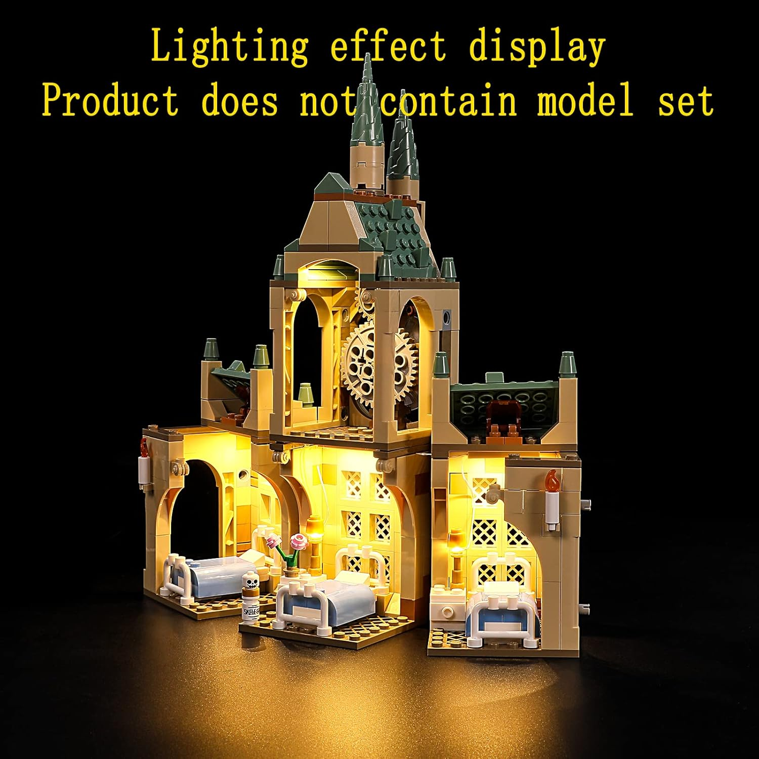 GEAMENT LED Light Kit Compatible with  Harry Potter Hogwarts Hospital - Lighting Set for 76398 Building Model ( Set Not Included) image number 4