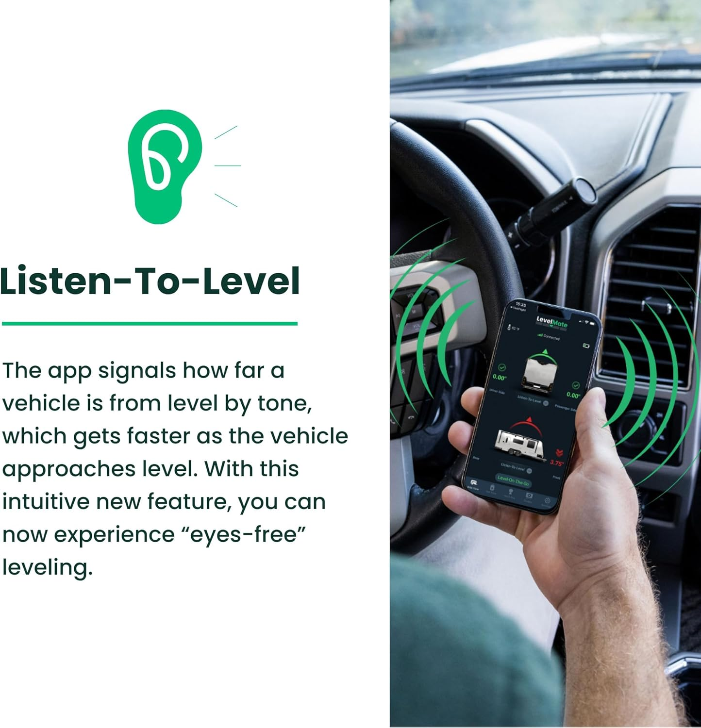 Logicblue Technology Levelmatemax Wireless RV Leveling System, Bluetooth Leveler for Campers, Must-Have Accessory for Travel Trailers, Effortless Setup for Phones with App