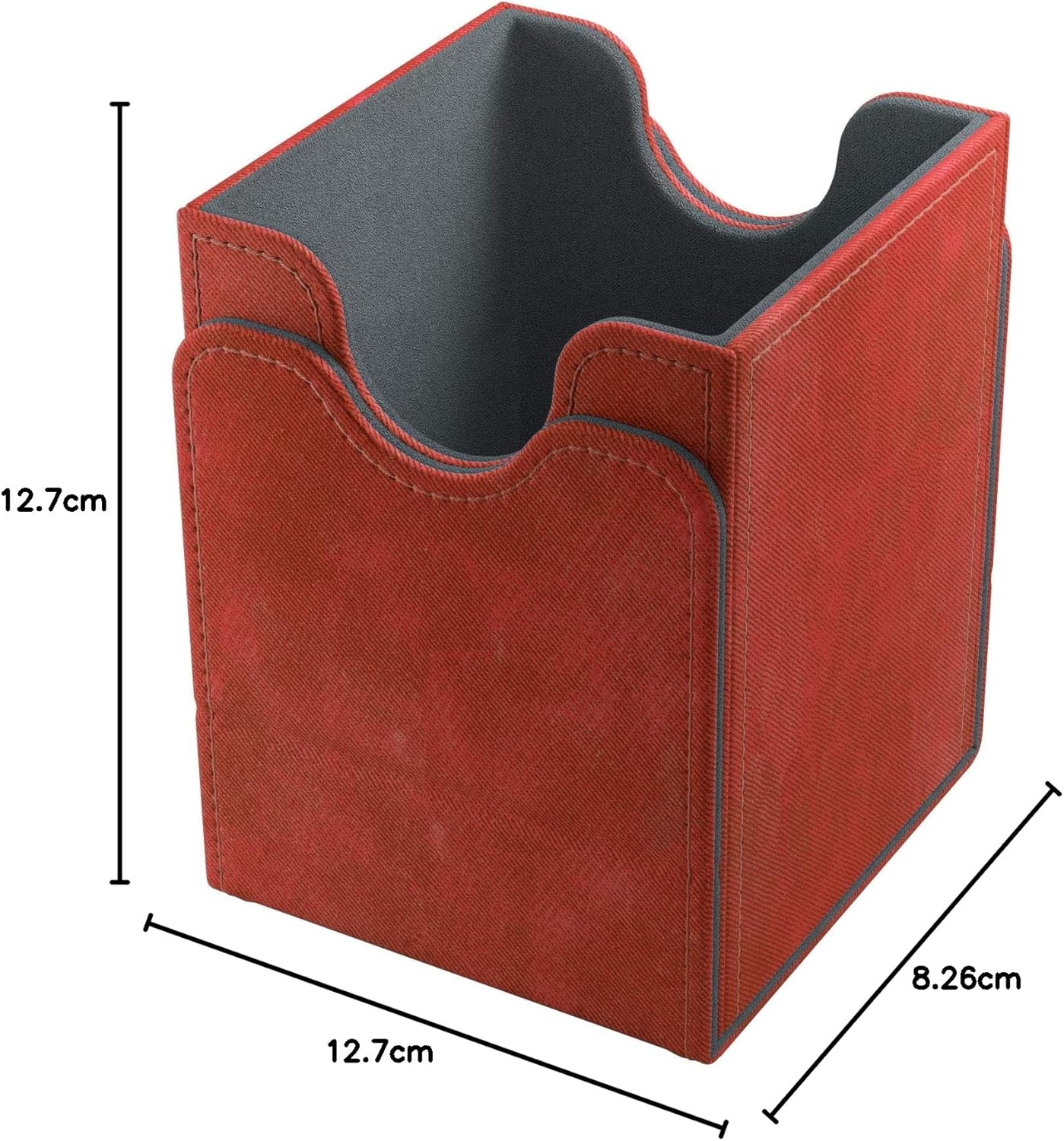 Gamegenic GG2017 Convertible Squire Deck Box Holds 100 Sleeves, Red